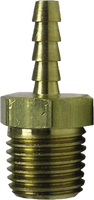 Brass fitting, 3/8 barb x 3/8 mip