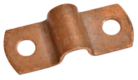 Copper tube strap, 2 hole, 1/2 (5/8od)