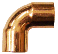 Copper 90 ell, c x c, 3/4
