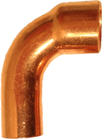 Copper 90 street ell, c x ftg, 3/4