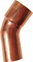 Copper 45 street ell, c x ftg, 3/4 (7/8od)