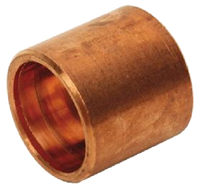Copper flush bushing, ftg x c, 3/4 x 1/2