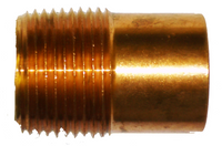 Threaded flush adapter, c x mip, 1/2