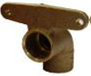 Cast brass sweat 90 ell HI-Ear, c x fip, 3/4
