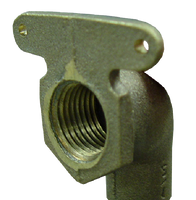 Cast brass sweat 90 ell HI-Ear, c x fip, 1/2