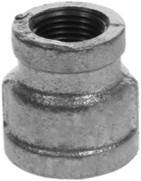 Galv reducing coupling 3/4 x 1/2