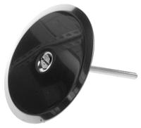 Cleanout cover 3 w/4 bolt, 22ga stainless steel