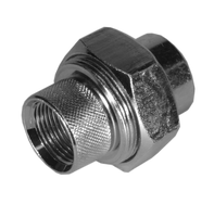 Brass dielectric union 3/4 fip x c