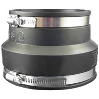 Rubber coupling pvc/ci x pvc/ci 3 x 2