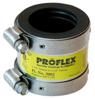 Shielded coupling tubular x tubular 1 1/2 x 1 1/2