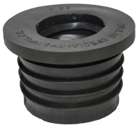 Hub gasket for service weight cast iron to PVC/ABS, 3