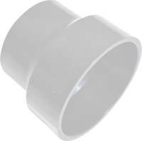 PVCDWV reducing coupling, hub x hub, 4 x 3