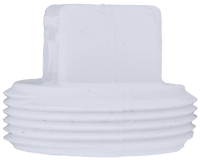 PVCDWV cleanout plug RAISED HEAD, 3 1/2