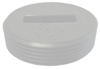 PVCDWV cleanout plug RECESSED, 4