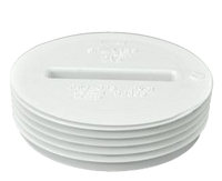 PVCDWV cleanout plug RECESSED, 2 1/2