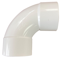 PVC pool fitting, 90 ell, long sweep s x s , 2