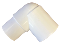 PVC sch 40  90 street ell, s x spigot, 3/4