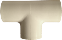 PVC sch 40 tee, s x s x s, 1/2