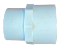 PVC sch 40 reducing coupling, s x s, 3/4 x 1/2