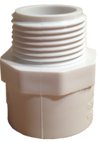 PVC sch 40 MIP adapter, s x mip, 3/4