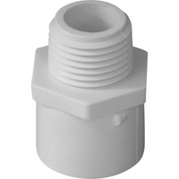 PVC sch 40 MIP reducing adapter, s x mip, 1/2 x 3/4