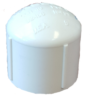 PVC sch 40 cap, threaded, 3/4