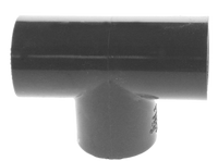 PVC sch 80 tee, s x s x s, 2 1/2