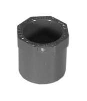 PVC sch 80 bushing, spigot x s, 3/4 x 1/2