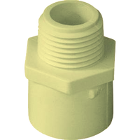 CPVC sch 40, MIP adapter s x mip, 3/4