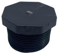 PVC sch 80 plug, threaded, 1 1/2