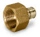 Expansion pex, brass FIP adapter, pex x fip, 1/2