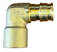 Expansion pex, brass 90 pex x sweat, 1/2
