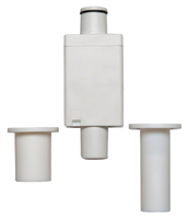 Laundry box air gap kit