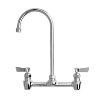 Fisher wall mount faucet 8 adj w/6 swivel gooseneck spout (21721 & 21768)