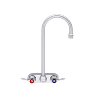 Fisher backsplash 4 center faucet w/6 rigid gooseneck spout (2003)