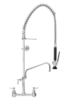 Fisher wall mount faucet pre-rinse unit 8 adj w/wall bracket w/12 spout (34390)