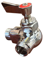 Fisher wall mount faucet body, single hole, single service, swivel outlet