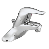 Lavatory faucet single lever w/popup chrome, Moen Chateau