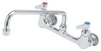 T & S wall mount sink w/12 swing spout, ceramic cartridges (B-0231-CR)
