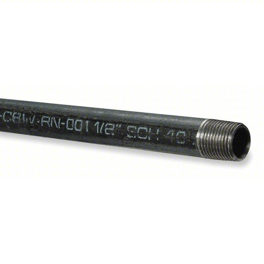 Black pipe, 1 1/4 (sold per 21' stick / priced per foot) (LOCAL DELIVERY ONLY)