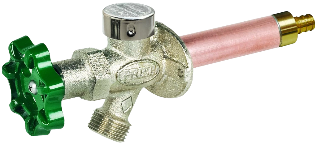 Frost proof sillcock anti-siphon 8, 1/2crimp pex Prier