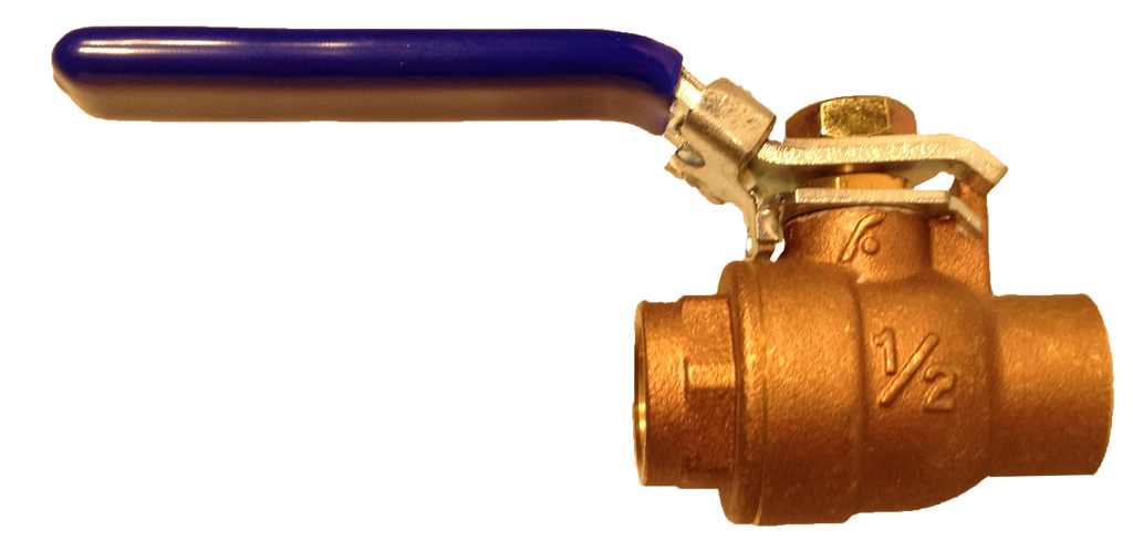 Full port ball valve 3/4c 600# w/locking handle