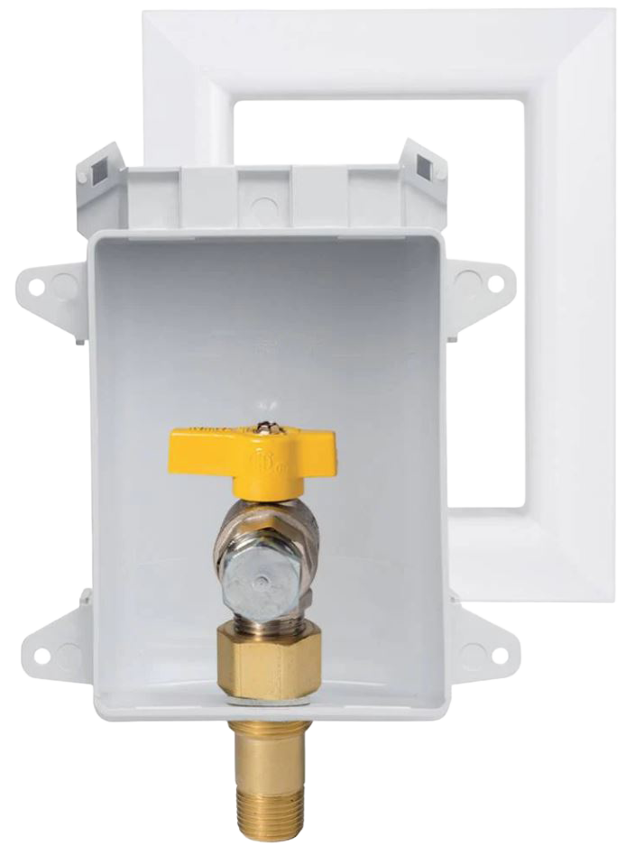 OxBox gas outlet box, 1/2NPT valve and adapter for IP, bagged