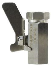 Mini ball valve, nickel plated, fip x fip, 3/8
