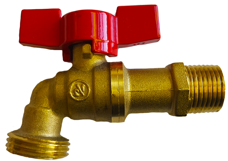 Ball valve hose bibb 1/2 mip/c