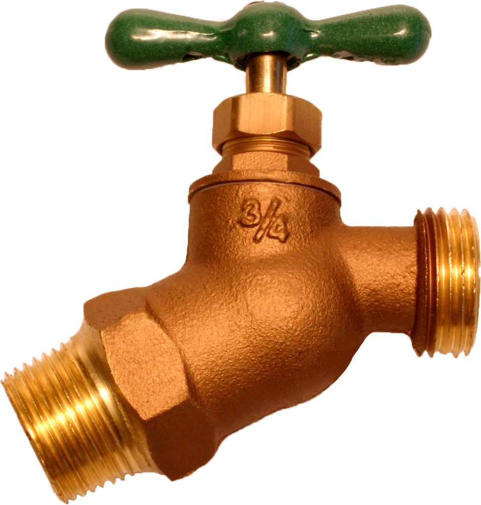 No kink hose bibb 1/2mip/c loose key