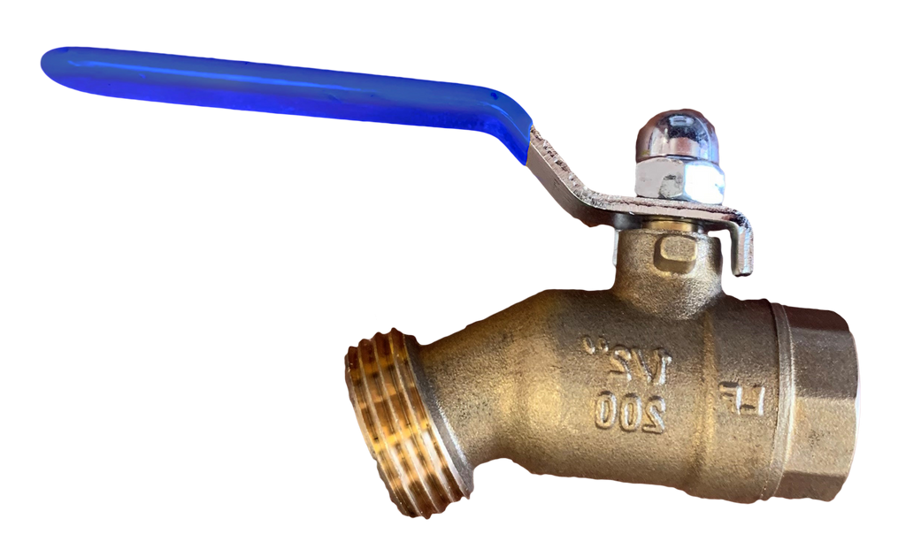Ball valve hose bibb 1/2 fip, lever handle
