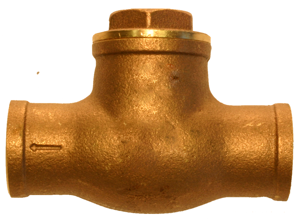 Check valve swing 2c brass