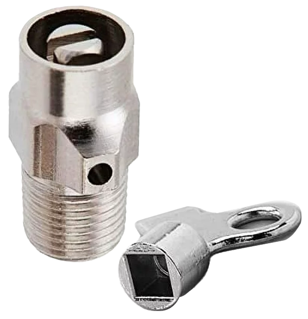 Coin key air vent, w/key