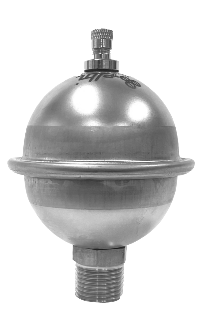 Water heater expansion tank for tankless water heater with air valve